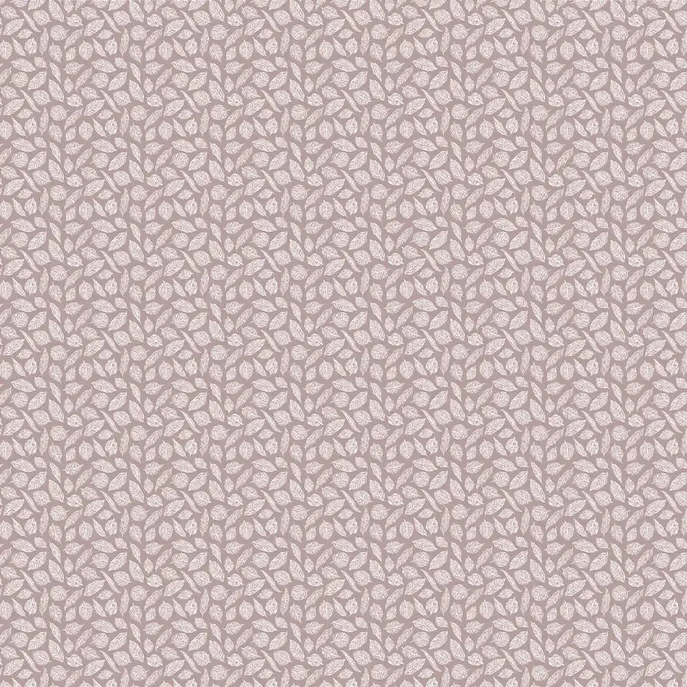 Ivy Design Theme Wallpaper Rolls in Dusty Pink Color