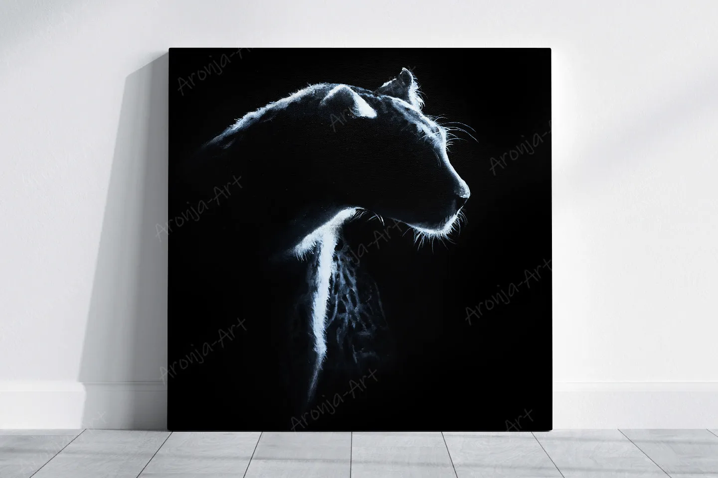 Leopard Silhouette - (Print)