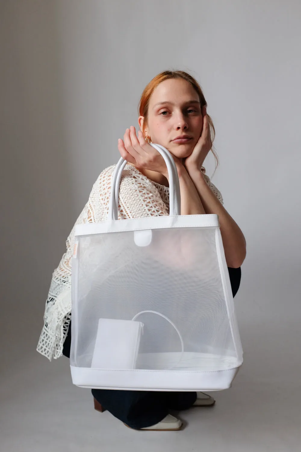 LUCID SUN WHITE VINTAGE SHOPPER