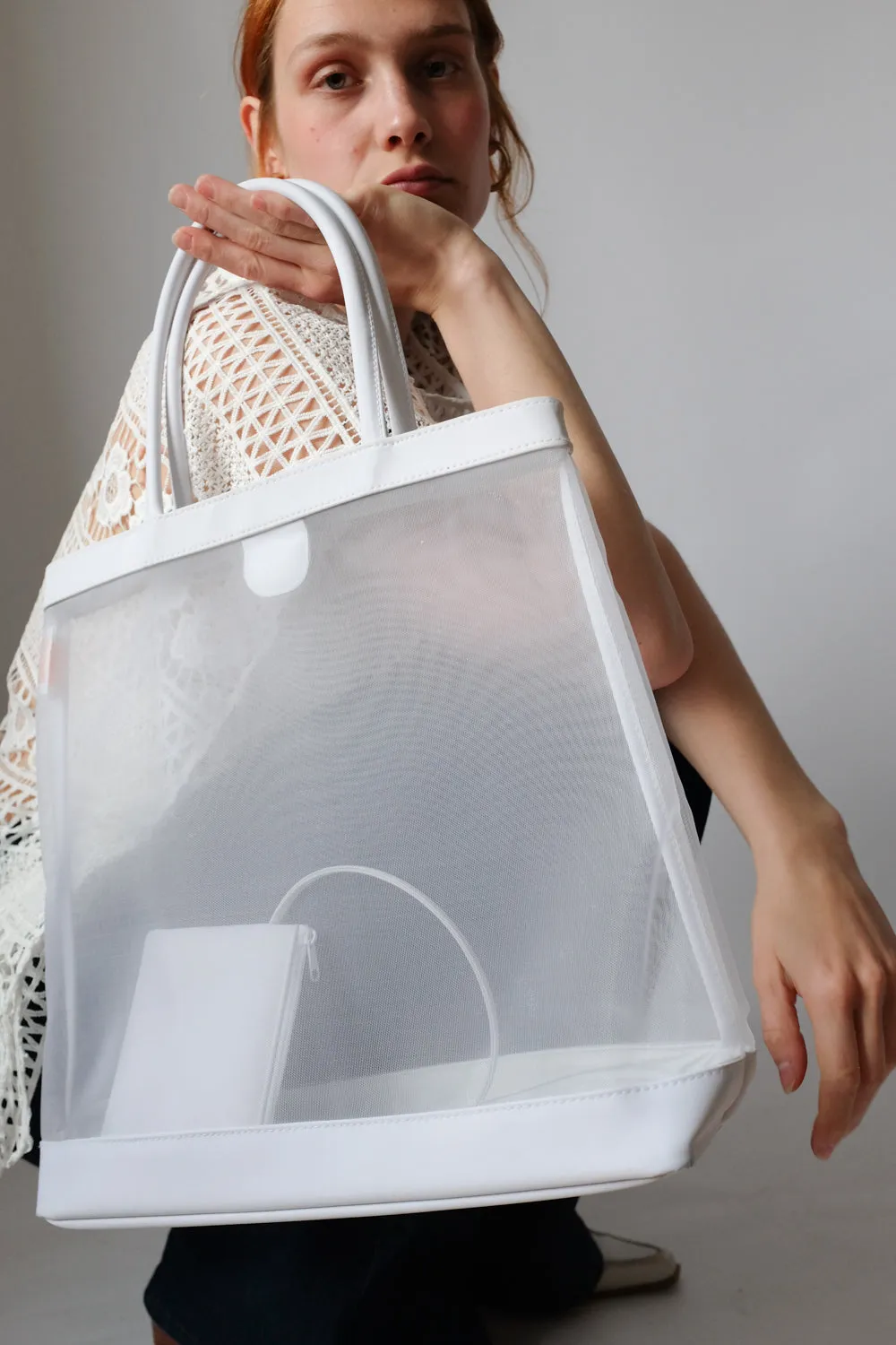 LUCID SUN WHITE VINTAGE SHOPPER