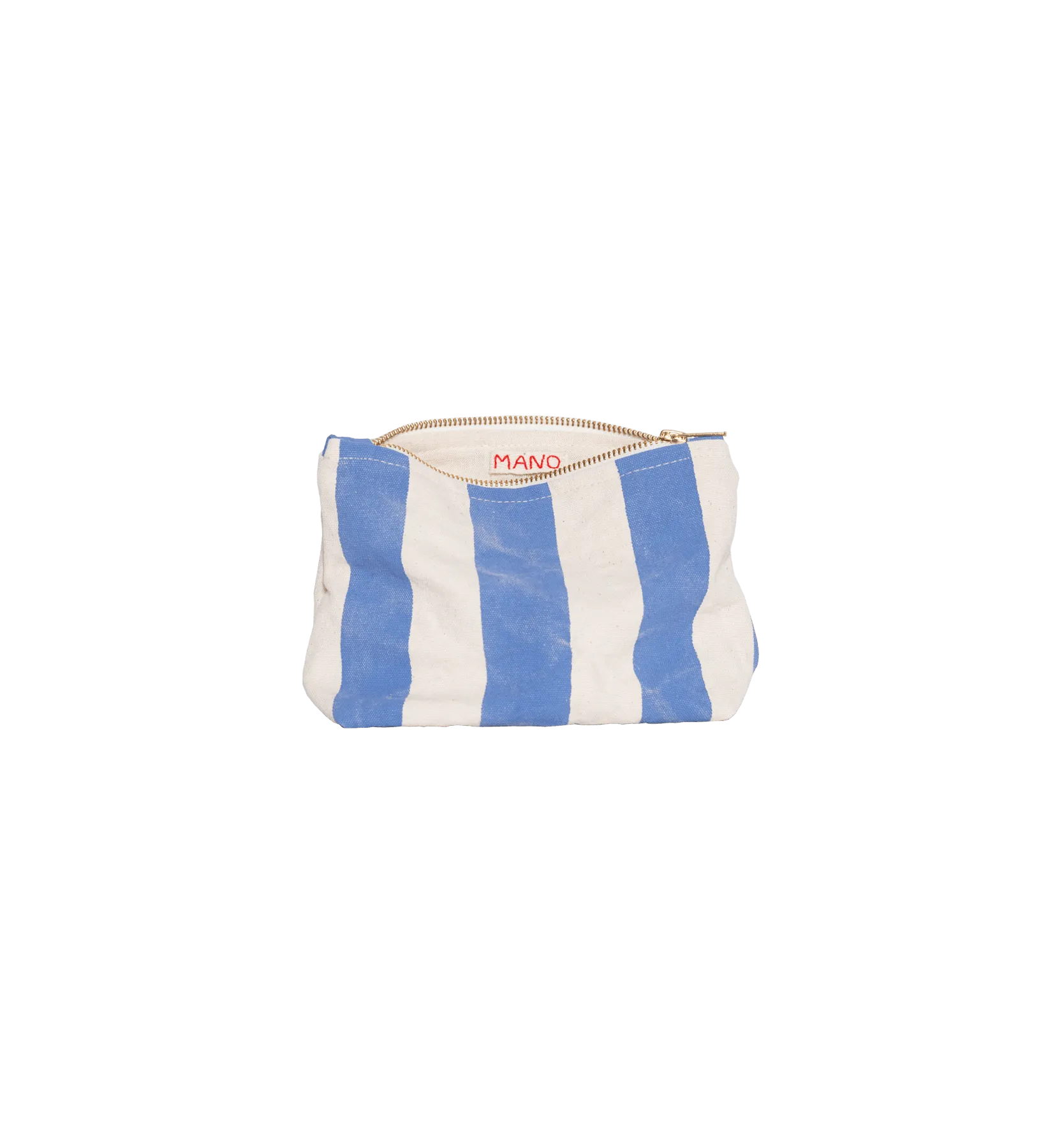 Mano Mano Blue/White Medium Pouch