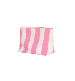 Mano Mano Pink/White Large Pouch