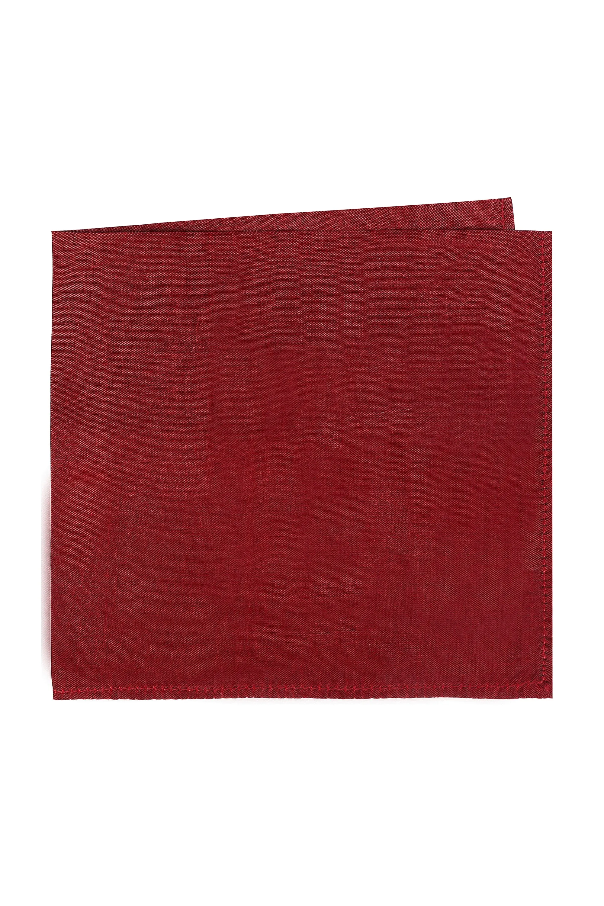 Pocket Square - Solid - Maroon