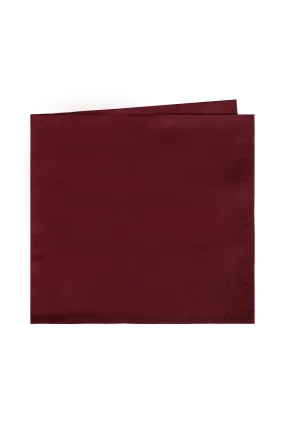 Pocket Square - Solid - Wine