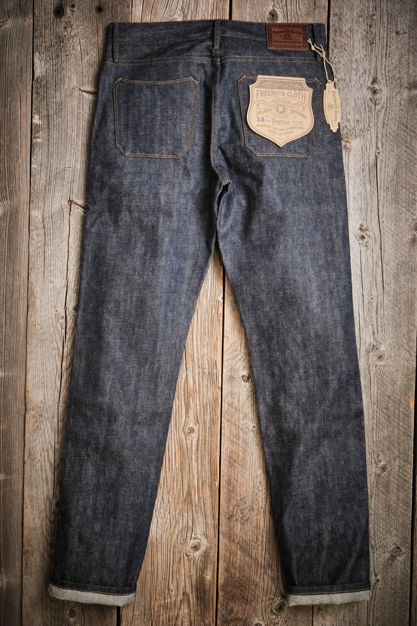 Portola Classic Taper | 13 oz Indigo Denim | Freenote Cloth