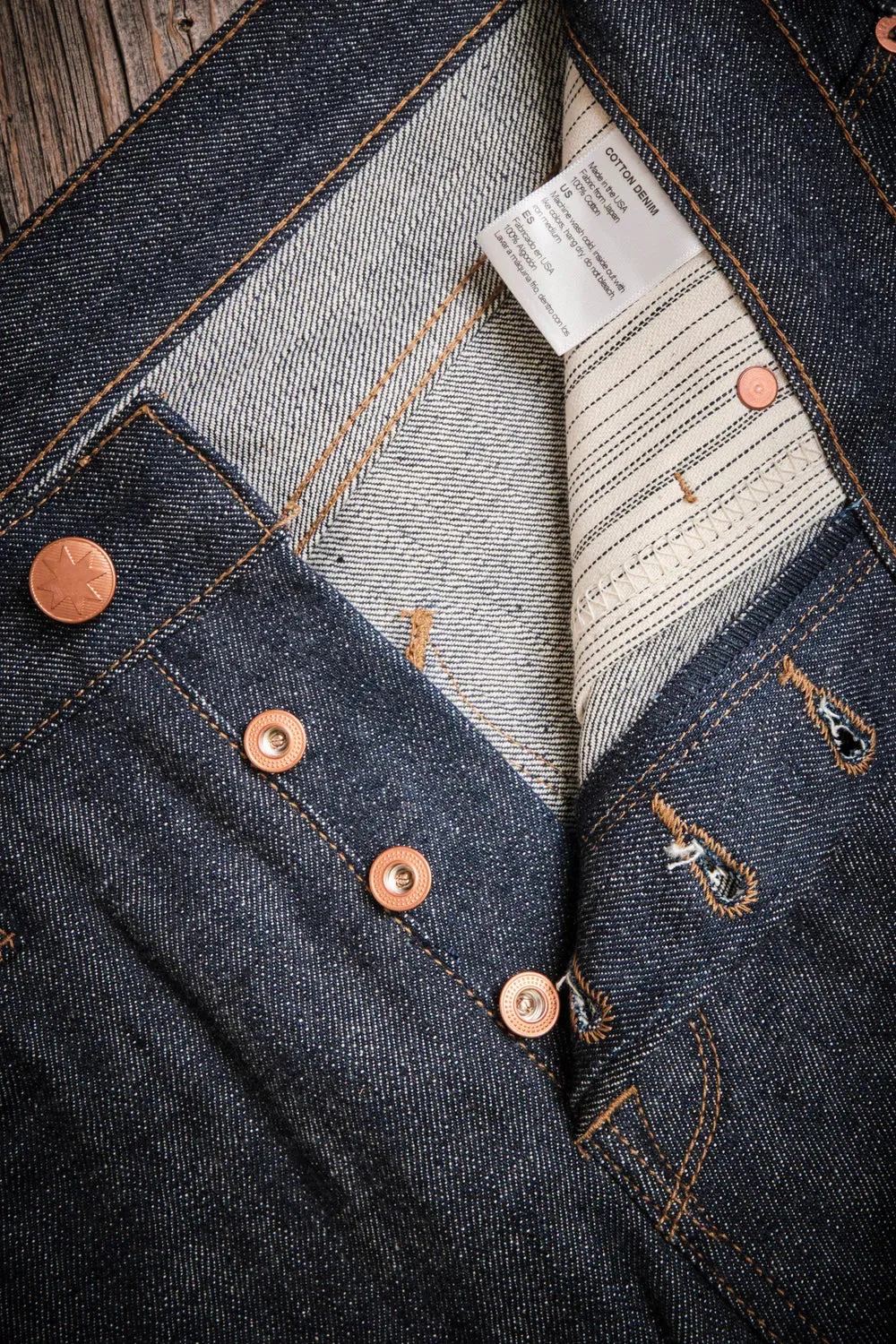 Portola Classic Taper | 13 oz Indigo Denim | Freenote Cloth