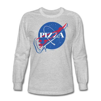 "NASA Pizza" Men's Long Sleeve T-Shirt