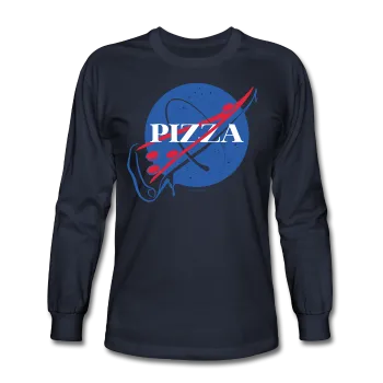 "NASA Pizza" Men's Long Sleeve T-Shirt