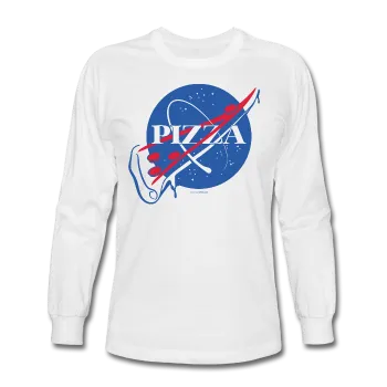 "NASA Pizza" Men's Long Sleeve T-Shirt