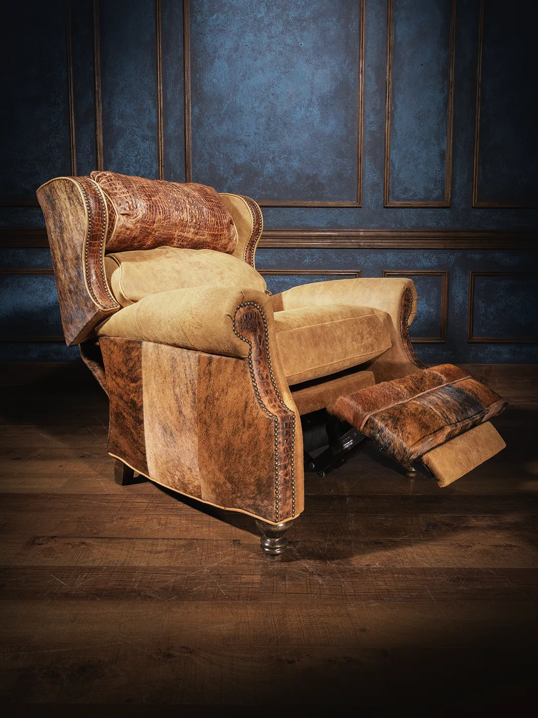 Rough Son of a Gun Leather Recliner