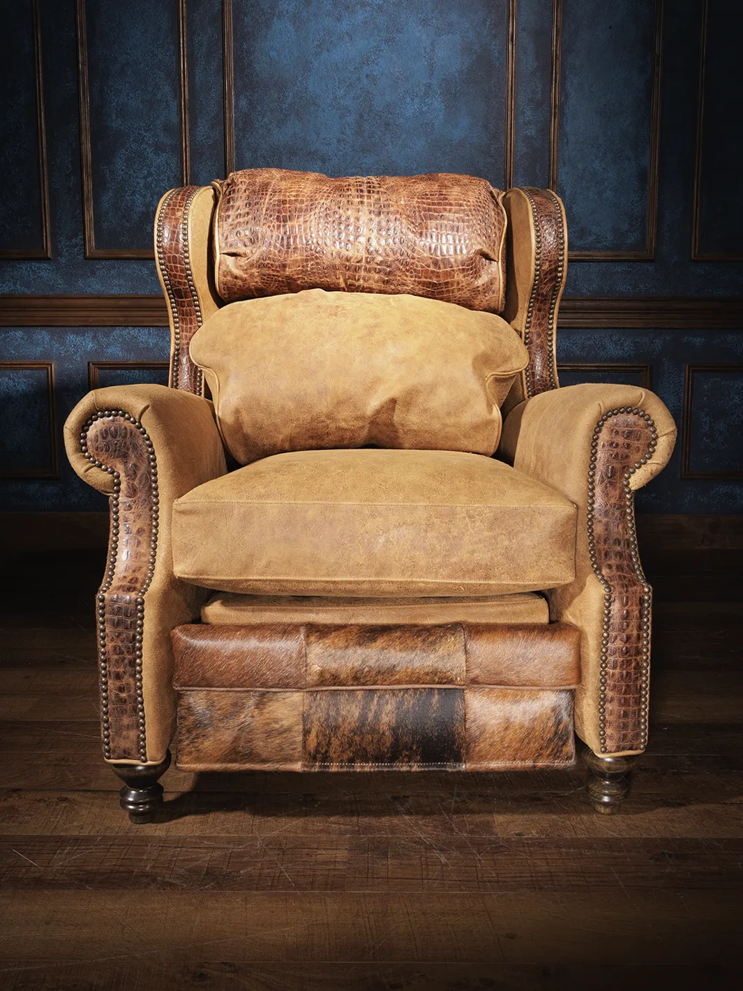 Rough Son of a Gun Leather Recliner