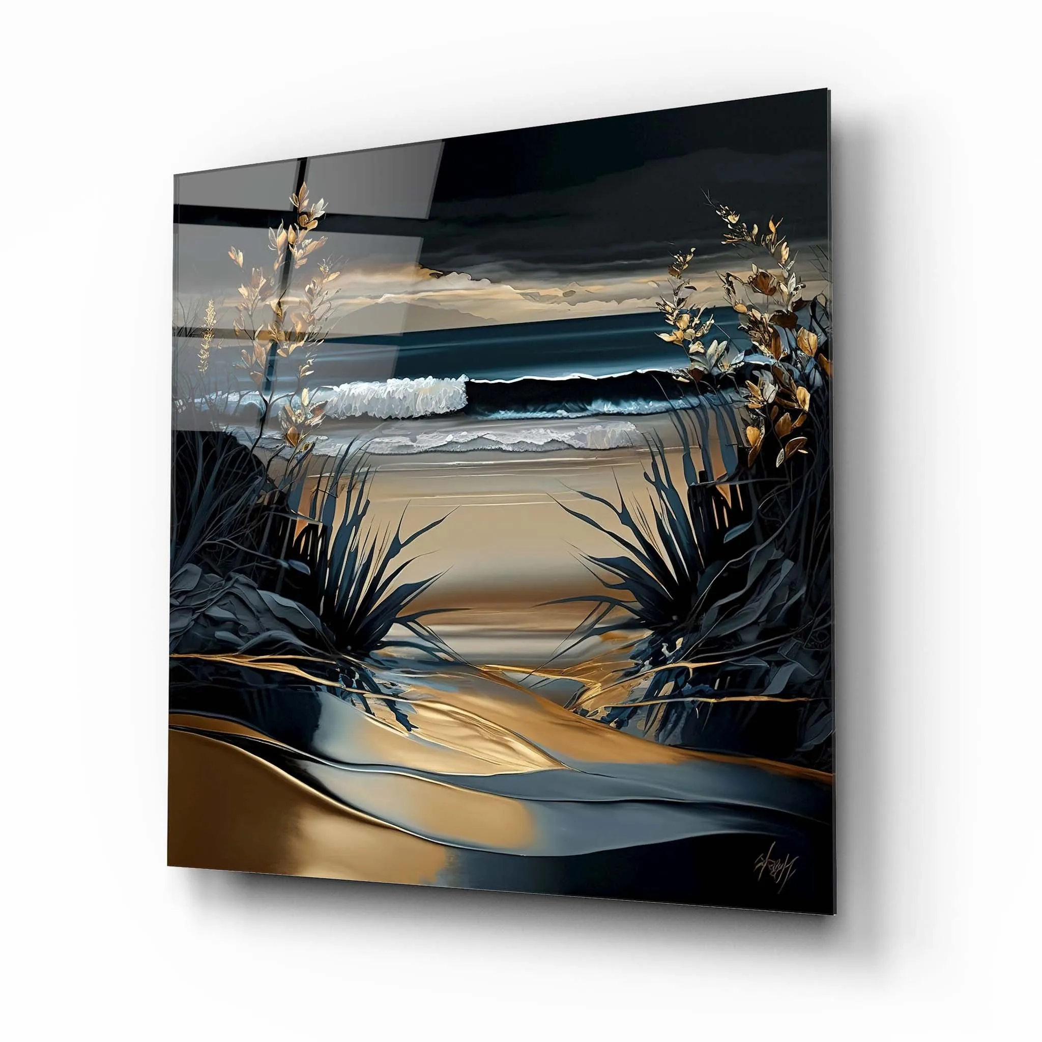 Seascape Glass Wall Art 4