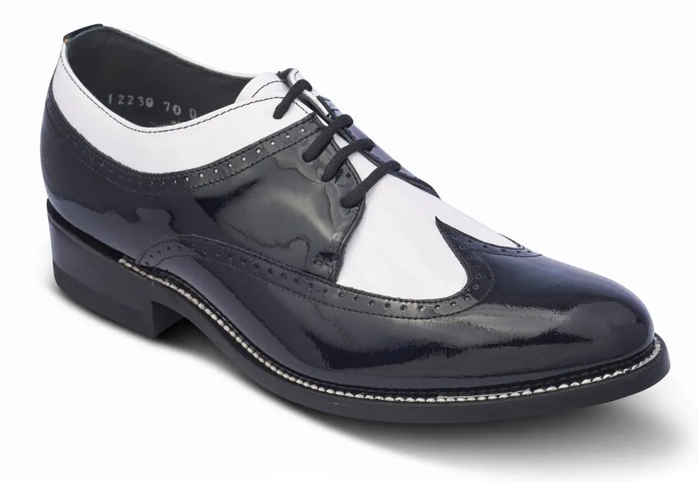 STACY PENNER - Black/White Wing Tip (C1636)